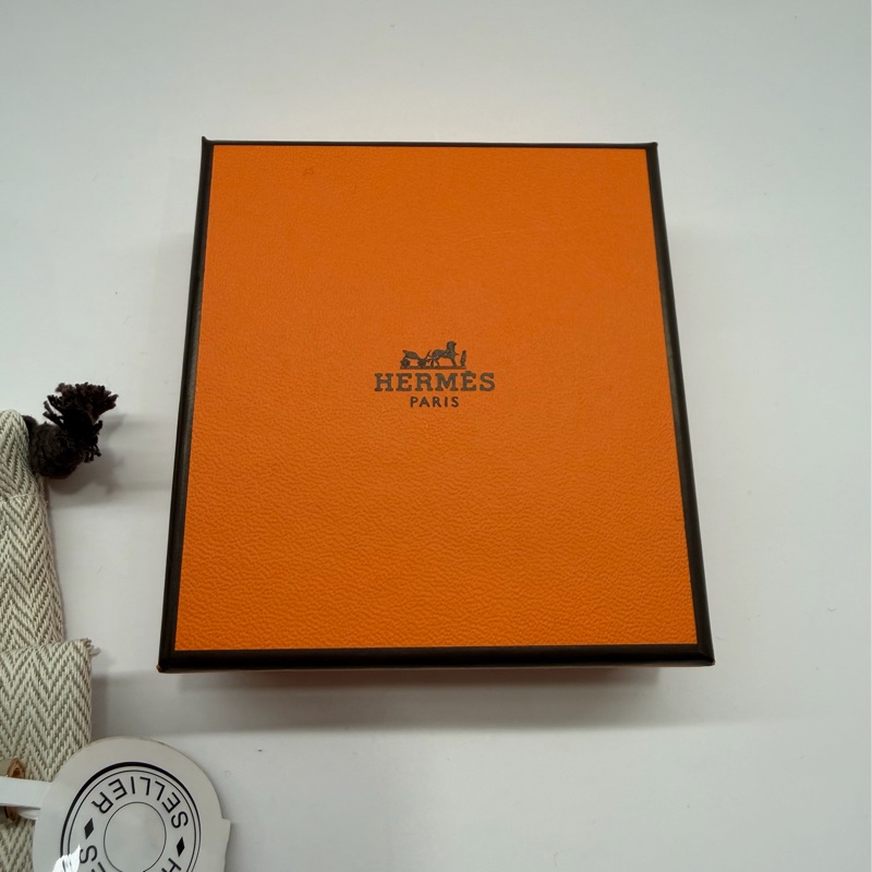 Hermes Mini Pop H耳環-栗子色-4