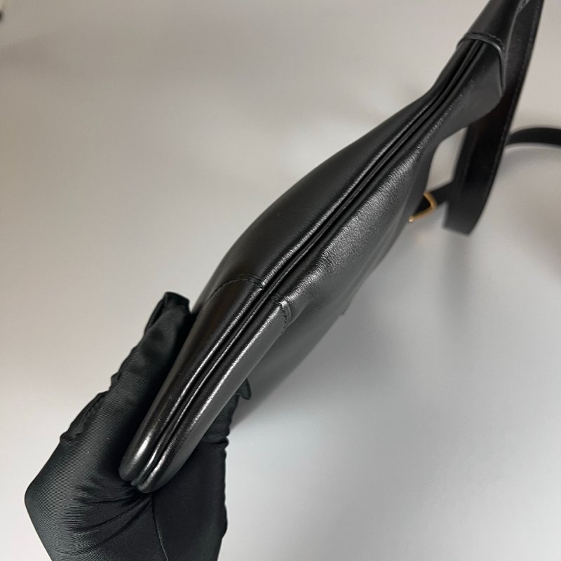 HERMES Z刻 EVERGRAIN皮 黑TRIM 31 單肩包-2