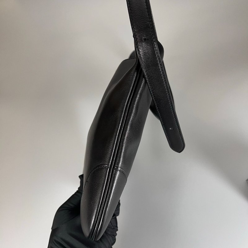 HERMES Z刻 EVERGRAIN皮 黑TRIM 31 單肩包-3