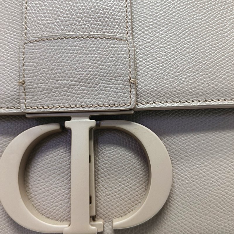 DIOR 30 Montaigne豆沙色牛皮蒙田包單肩包斜挎包金色五金可拆卸肩帶-9