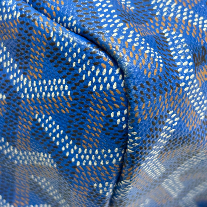 藍色 Goyardine帆布 Saint Louis PM 托特包【GOYARD 高雅德】-10
