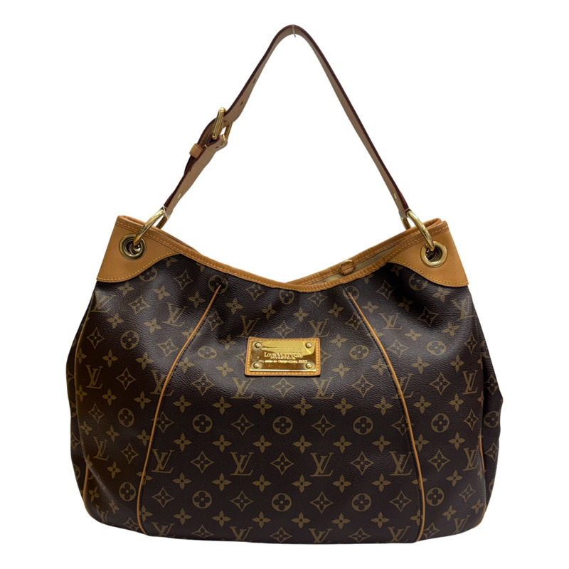 棕色 原花 帆布 Galliera GM 肩背包 金扣【LOUIS VUITTON LV 路易威登】 M56381-0