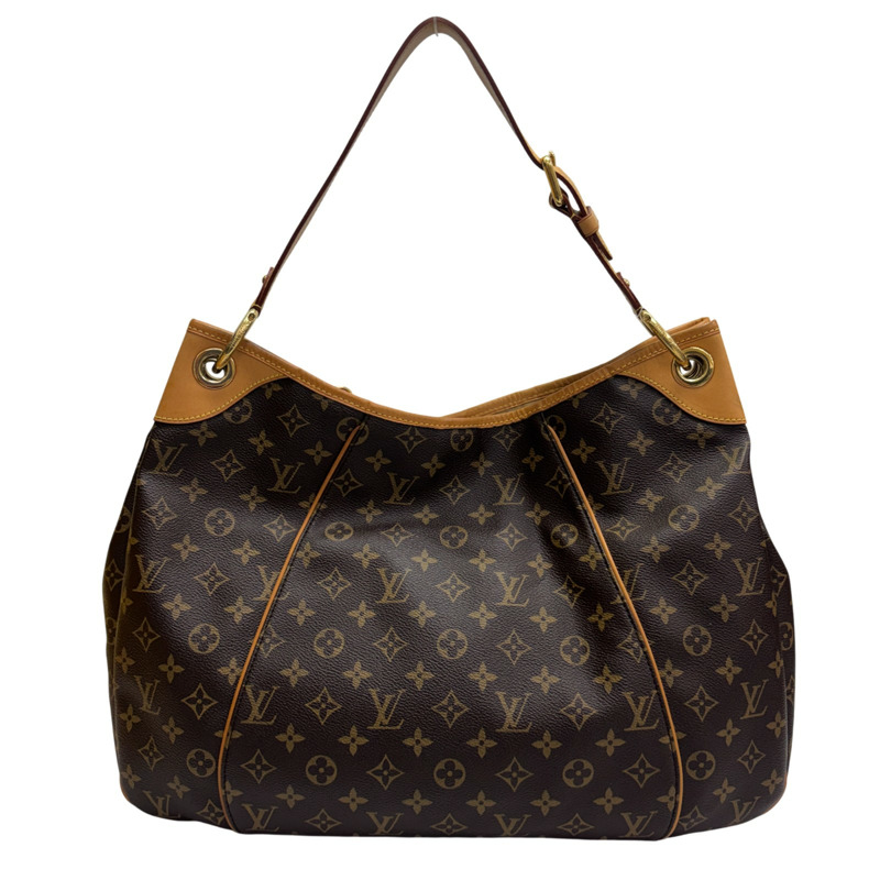 棕色 原花 帆布 Galliera GM 肩背包 金扣【LOUIS VUITTON LV 路易威登】 M56381-2