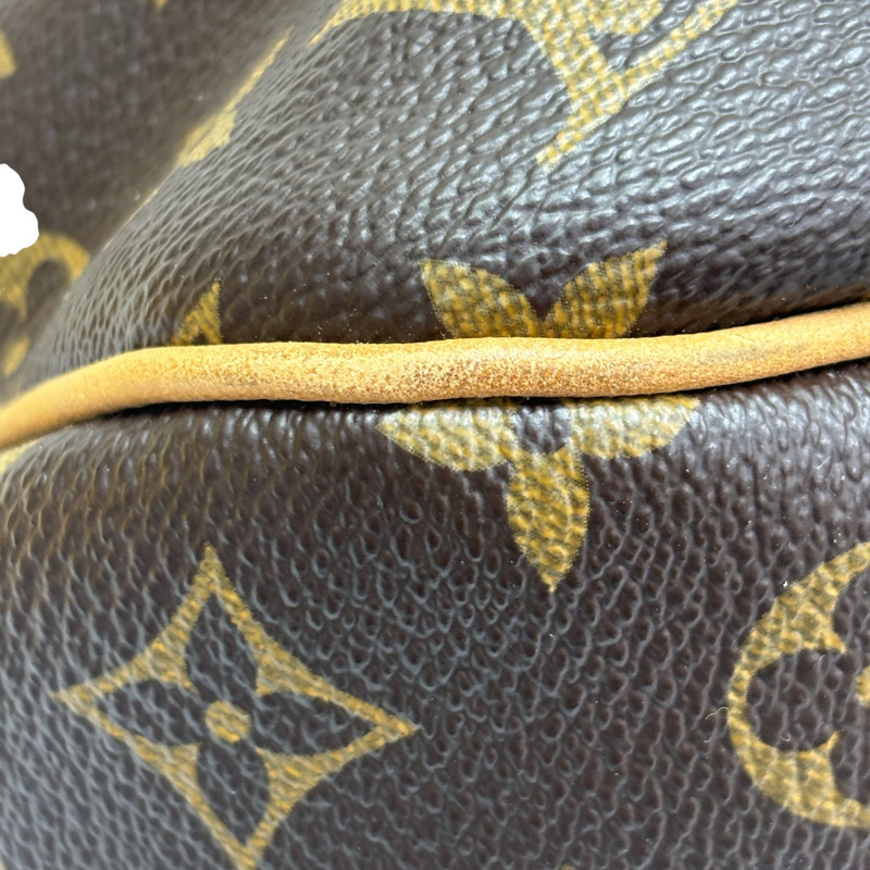 棕色 原花 帆布 Galliera GM 肩背包 金扣【LOUIS VUITTON LV 路易威登】 M56381-12
