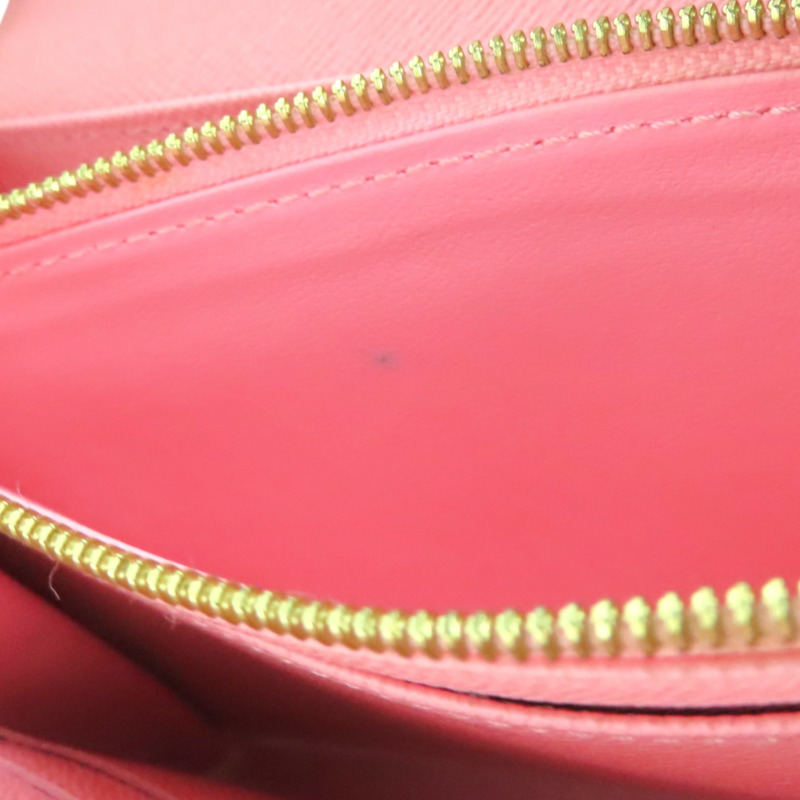 罌粟紅/棕色 原花帆布 Jungle圖騰 Sarah 釦式長夾【LOUIS VUITTON LV 路易威登】 M42576-15