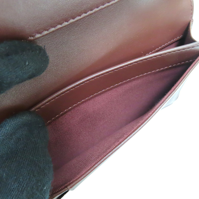 黑色 菱格紋 牛皮 扣式長夾【CHANEL 香奈兒】-6