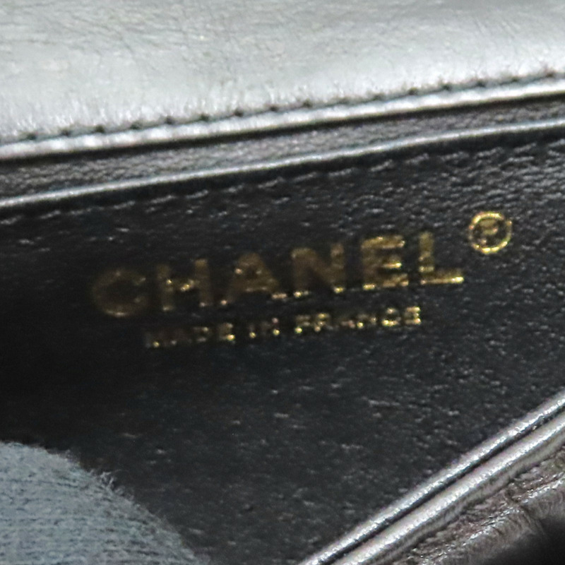 黑色 菱格紋 牛皮 Reissue 2.55 鍊帶 腰包 金釦【CHANEL 香奈兒】 A57791-7