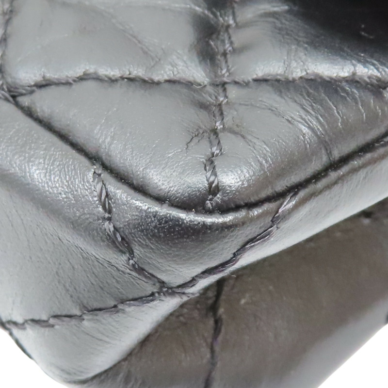 黑色 菱格紋 牛皮 Reissue 2.55 鍊帶 腰包 金釦【CHANEL 香奈兒】 A57791-12