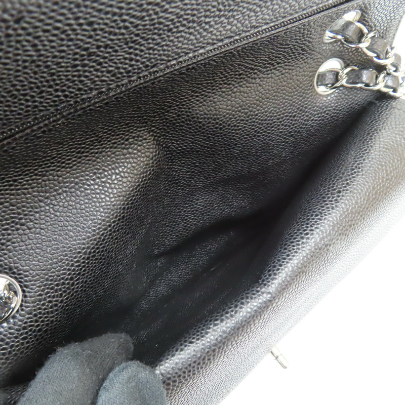 黑色 菱格紋 牛皮 COCO 25 鍊帶 肩背包 銀釦 無卡【CHANEL 香奈兒】 AO1112-7