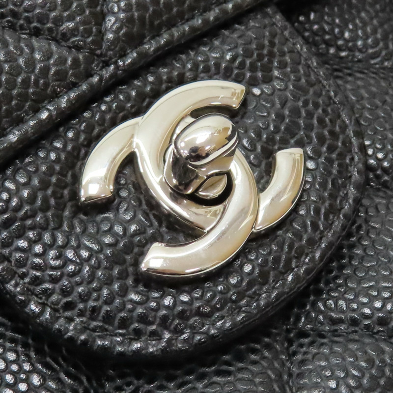 黑色 菱格紋 牛皮 COCO 25 鍊帶 肩背包 銀釦 無卡【CHANEL 香奈兒】 AO1112-8