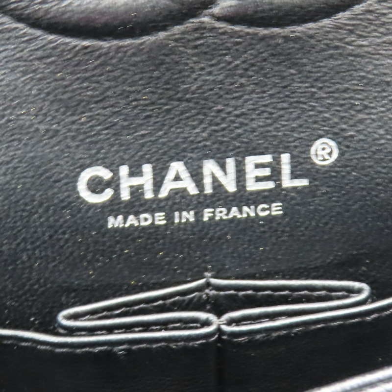 黑色 菱格紋 牛皮 COCO 25 鍊帶 肩背包 銀釦 無卡【CHANEL 香奈兒】 AO1112-10