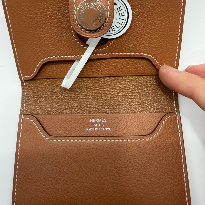 Hermes R.M.S卡夾 金色-11