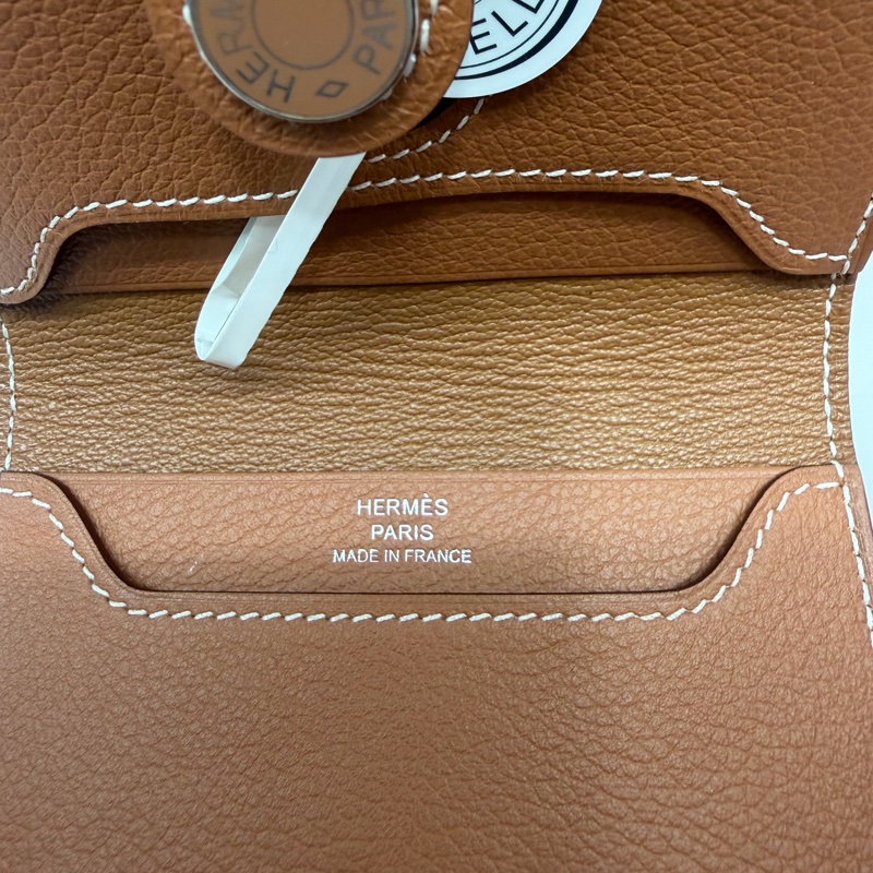 Hermes R.M.S卡夾 金色-12