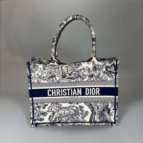 DIOR  動物園刺繡BOOKTOTE包  中號