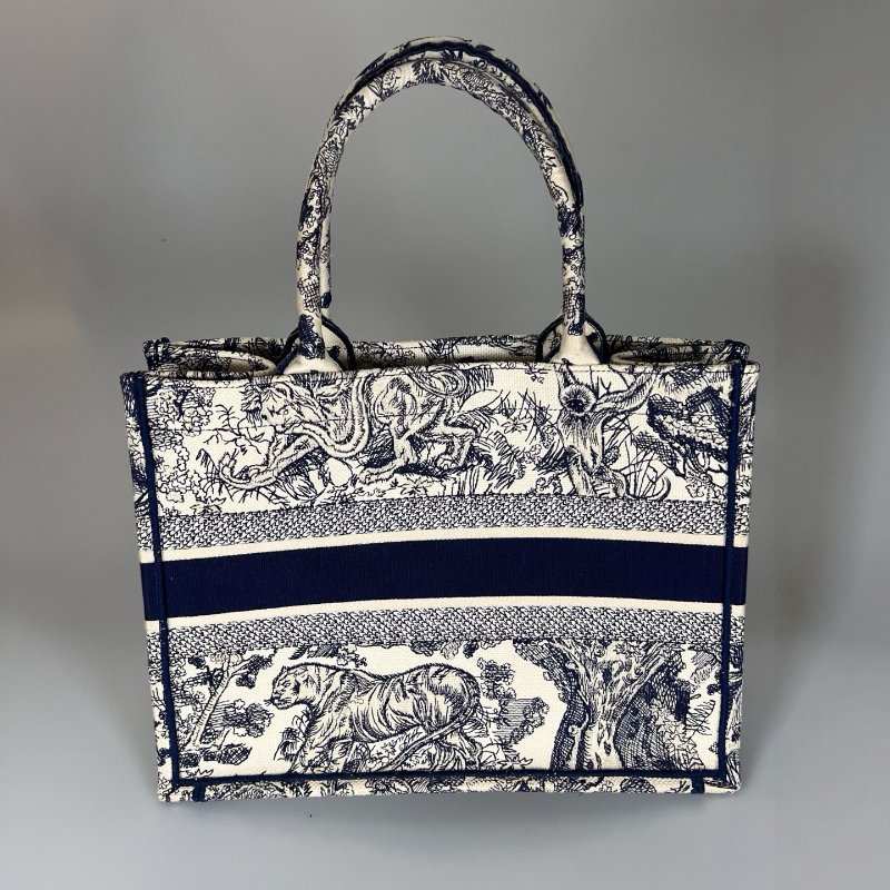 DIOR  動物園刺繡BOOKTOTE包  中號-1