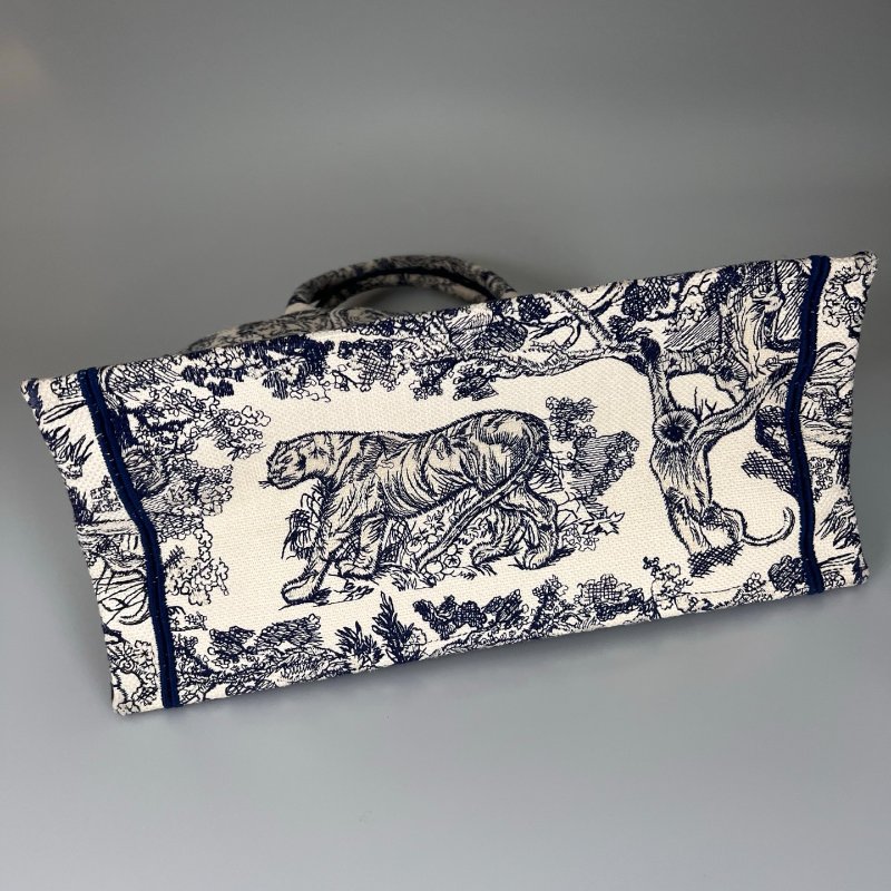 DIOR  動物園刺繡BOOKTOTE包  中號-4