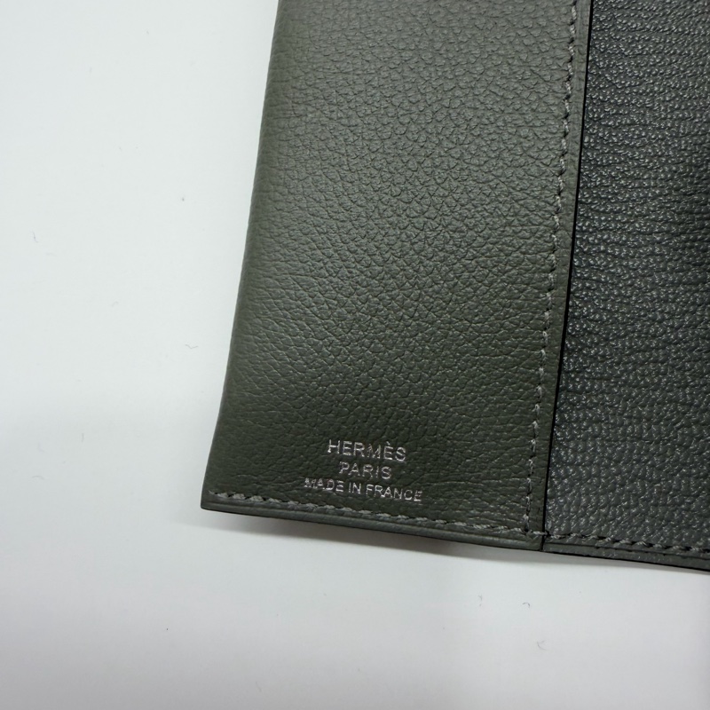 Hermes R.M.S 護照夾 邁耶灰色-8