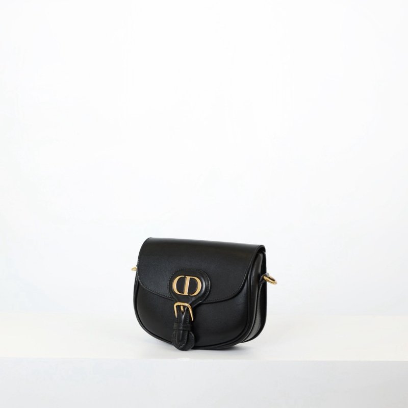 二手Dior Bobby 小號馬鞍包 黑金-4