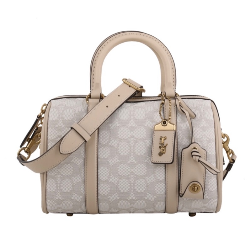 coach帆布波士頓包（手提/斜背-0