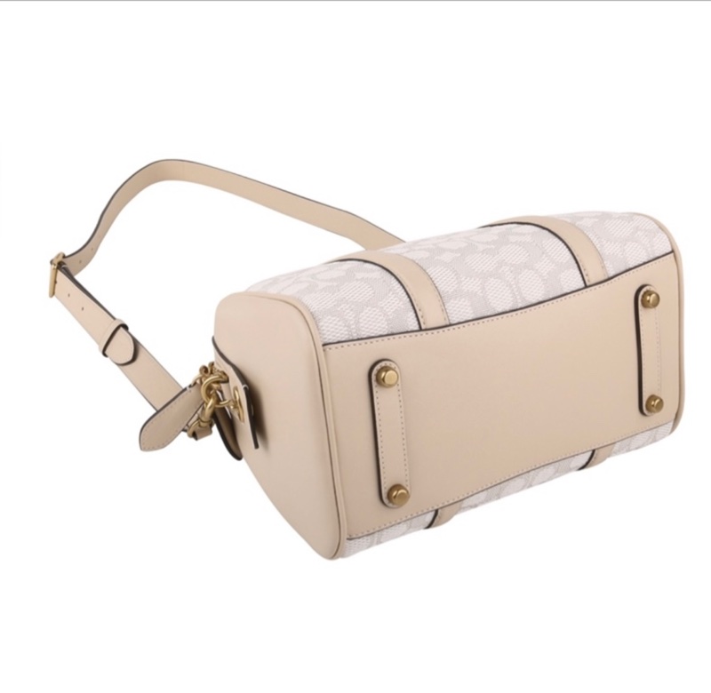 coach帆布波士頓包（手提/斜背-6