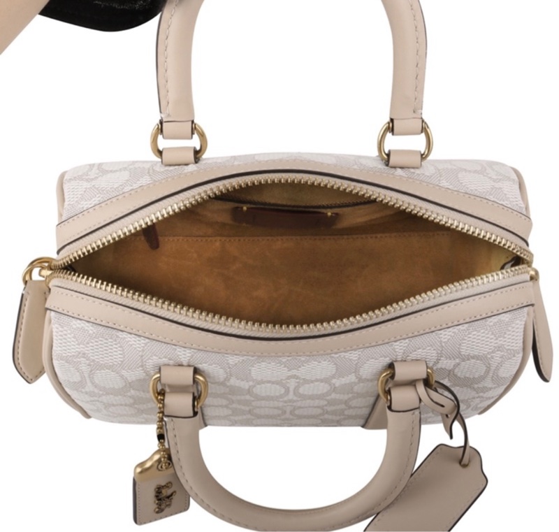 coach帆布波士頓包（手提/斜背-10