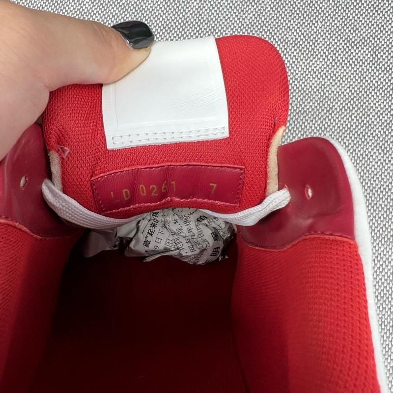 99新LouisVuitton路易威登trainer 新款白紅 碼數 7 號41碼 無附件-6