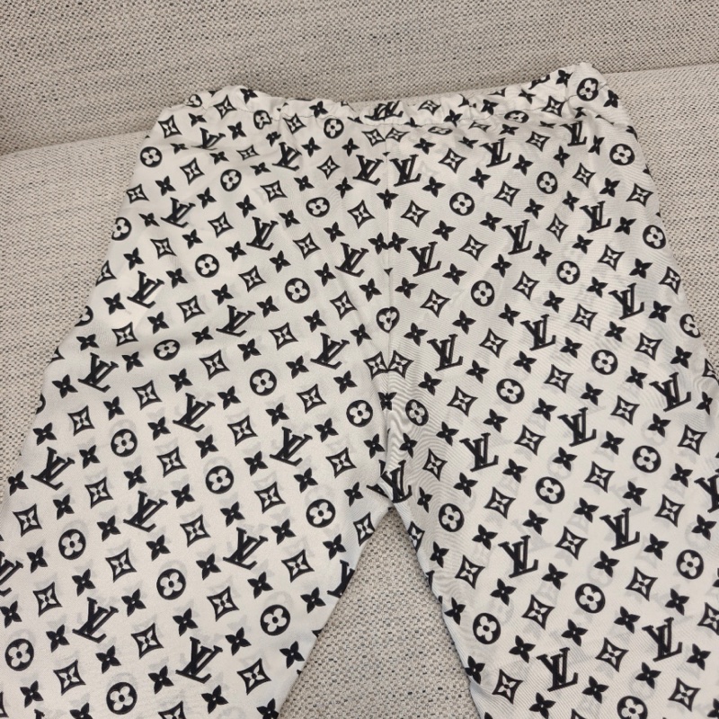 Louis Vuitton LV黑白logo长裤  内购（涂标）全新38码-4