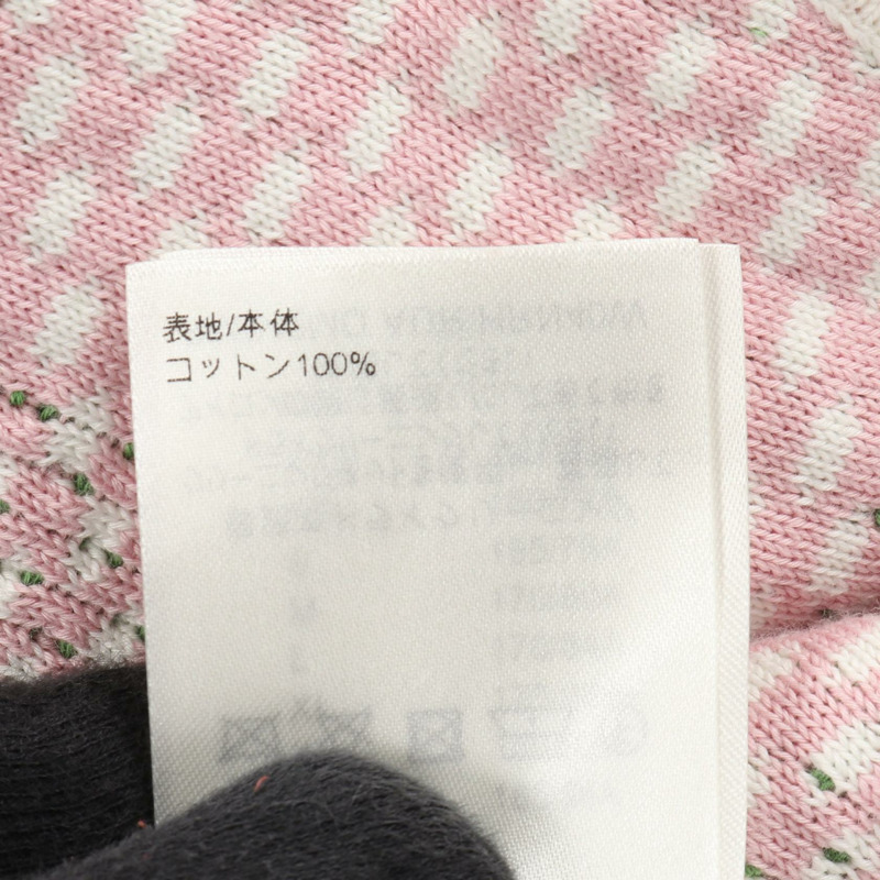 LOUIS VUITTON Damier 提花拉鍊外套 #L 棉質外套 白色 綠色-4