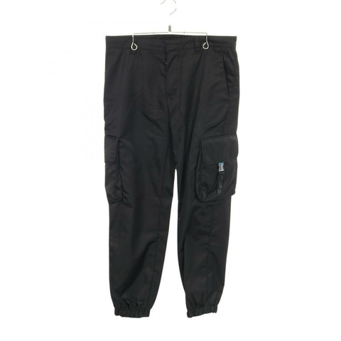 PRADA Re-Nylon 工裝褲 #48 長褲 尼龍 黑色 二手 男款