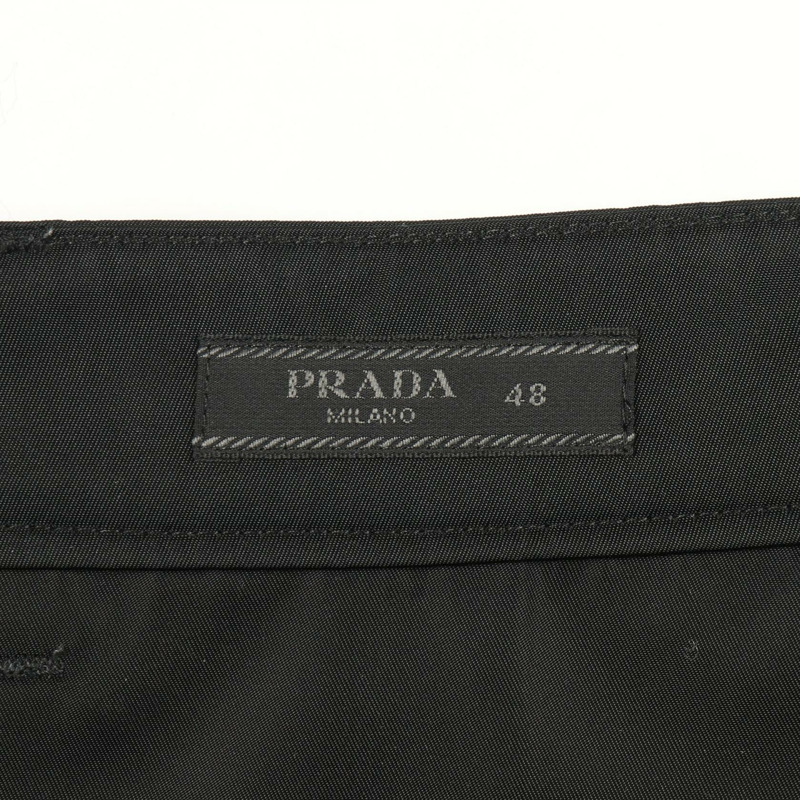 PRADA Re-Nylon 工裝褲 #48 長褲 尼龍 黑色 二手 男款-2
