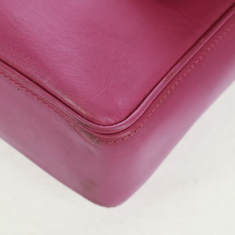 【日本直送】CELINE 圓背包 皮革 粉紅色 金色裝飾 正品 163248V-15