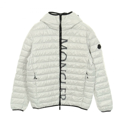 MONCLER LAUZET 羽絨外套 #1 連帽衫 聚酯纖維 灰色 二手 男款
