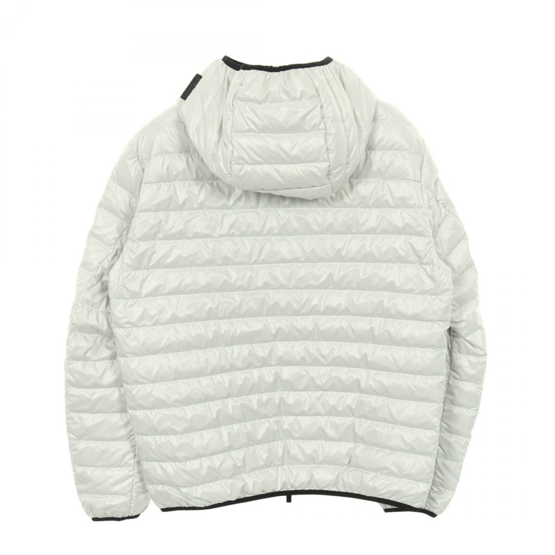 MONCLER LAUZET 羽絨外套 #1 連帽衫 聚酯纖維 灰色 二手 男款-1