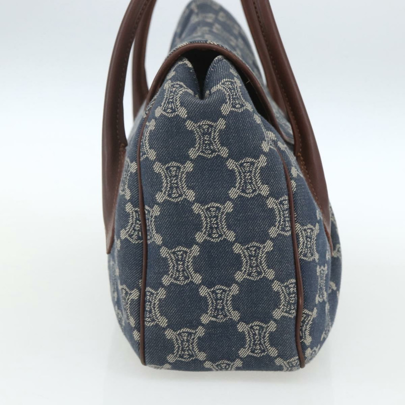 【日本直送】CELINE Paris Macadam帆布手提包 藍色 正品 162405V-2