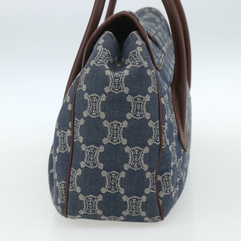 【日本直送】CELINE Paris Macadam帆布手提包 藍色 正品 162405V-3