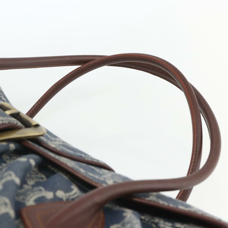 【日本直送】CELINE Paris Macadam帆布手提包 藍色 正品 162405V-7