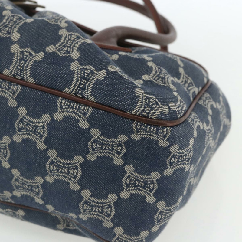 【日本直送】CELINE Paris Macadam帆布手提包 藍色 正品 162405V-8