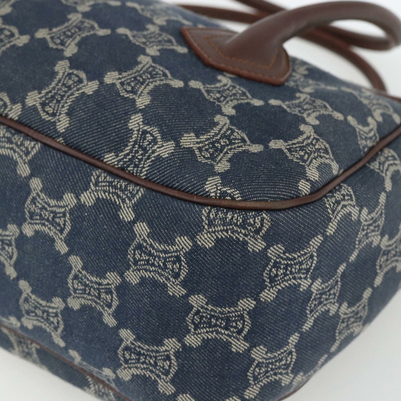 【日本直送】CELINE Paris Macadam帆布手提包 藍色 正品 162405V-14