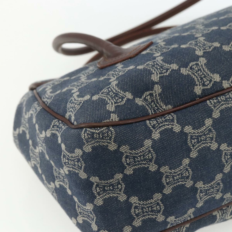 【日本直送】CELINE Paris Macadam帆布手提包 藍色 正品 162405V-15