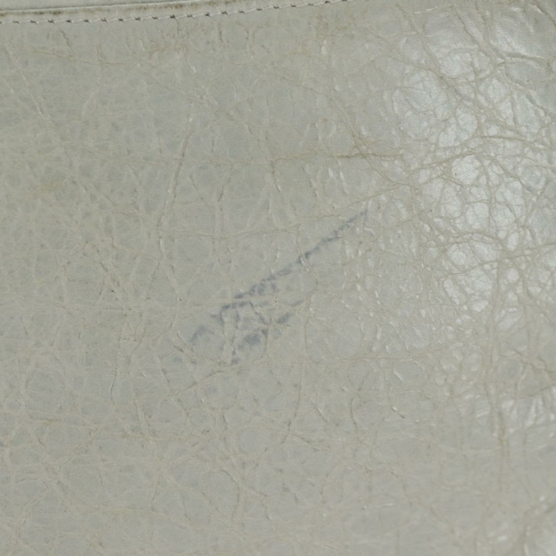 【日本直送】BALENCIAGA Sunday 手提包 皮革 灰色 228750 Auth fm5028V-6