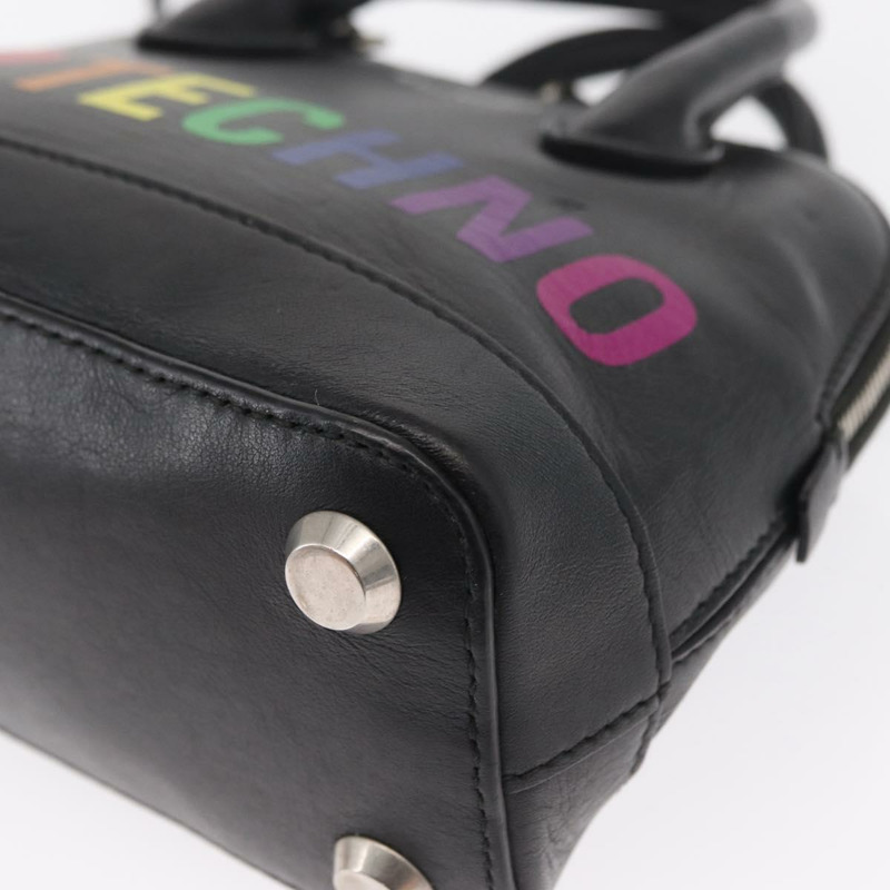 【日本直送】BALENCIAGA I LOVE TECHNO Villetop Handle XXS Bag 黑色 550646 Auth 163114V-15
