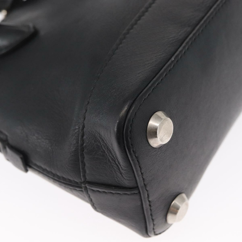 【日本直送】BALENCIAGA I LOVE TECHNO Villetop Handle XXS Bag 黑色 550646 Auth 163114V-16