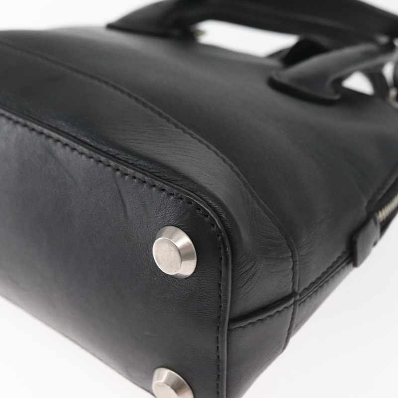 【日本直送】BALENCIAGA I LOVE TECHNO Villetop Handle XXS Bag 黑色 550646 Auth 163114V-17