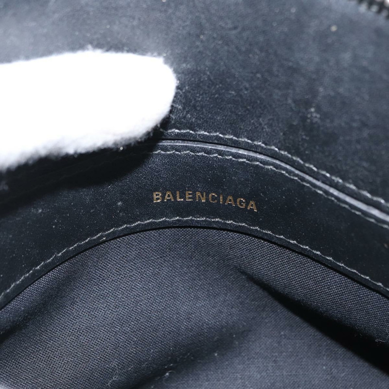 【日本直送】BALENCIAGA I LOVE TECHNO Villetop Handle XXS Bag 黑色 550646 Auth 163114V-20