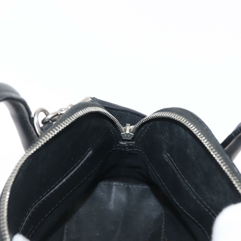 【日本直送】BALENCIAGA I LOVE TECHNO Villetop Handle XXS Bag 黑色 550646 Auth 163114V-21