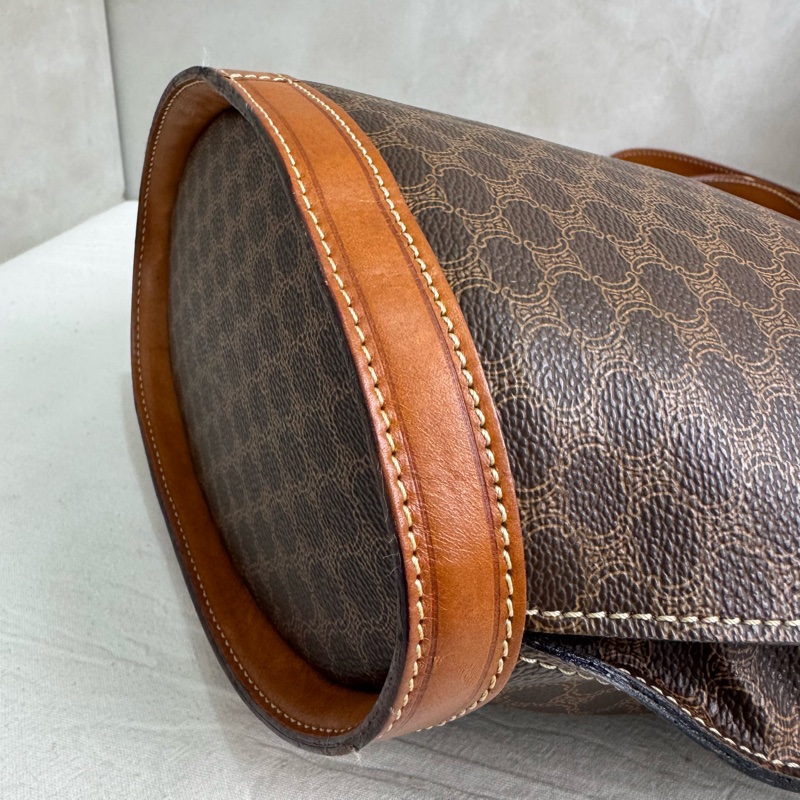 Celine 老花貝殼托特包-17