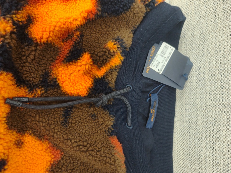 Louis Vuitton LV迷彩羊羔绒长裤 M码 全新内购(涂标)M码-3