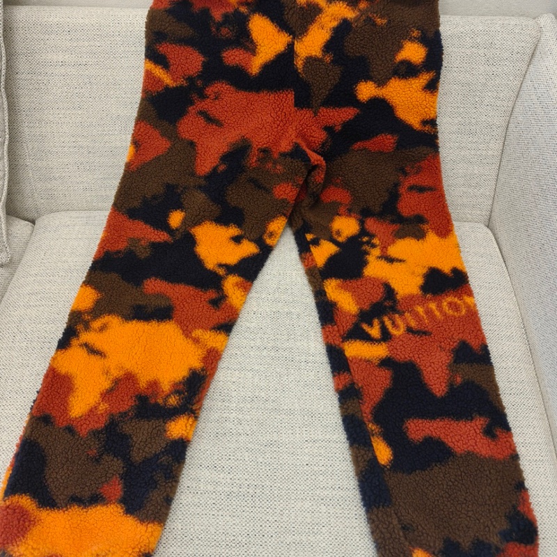 Louis Vuitton LV迷彩羊羔绒长裤 M码 全新内购(涂标)M码-5
