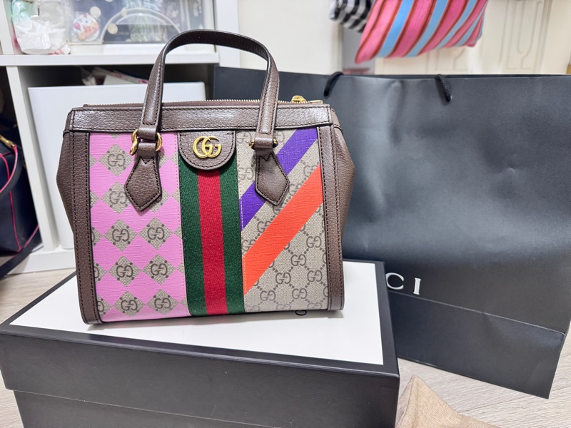 全新Gucci Ophidia 手提肩背兩用托特包-2