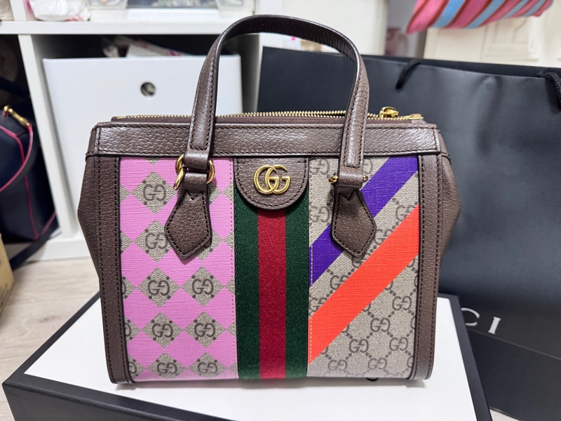 全新Gucci Ophidia 手提肩背兩用托特包-5